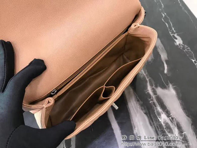 香奈兒CHANEL中號Chanel Coco handle全新頂級翻蓋單肩鏈條手柄包 肩帶可拆卸DSC1190